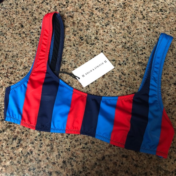 FINAL PRICE 🌞Solid and Striped top - Picture 3 of 6